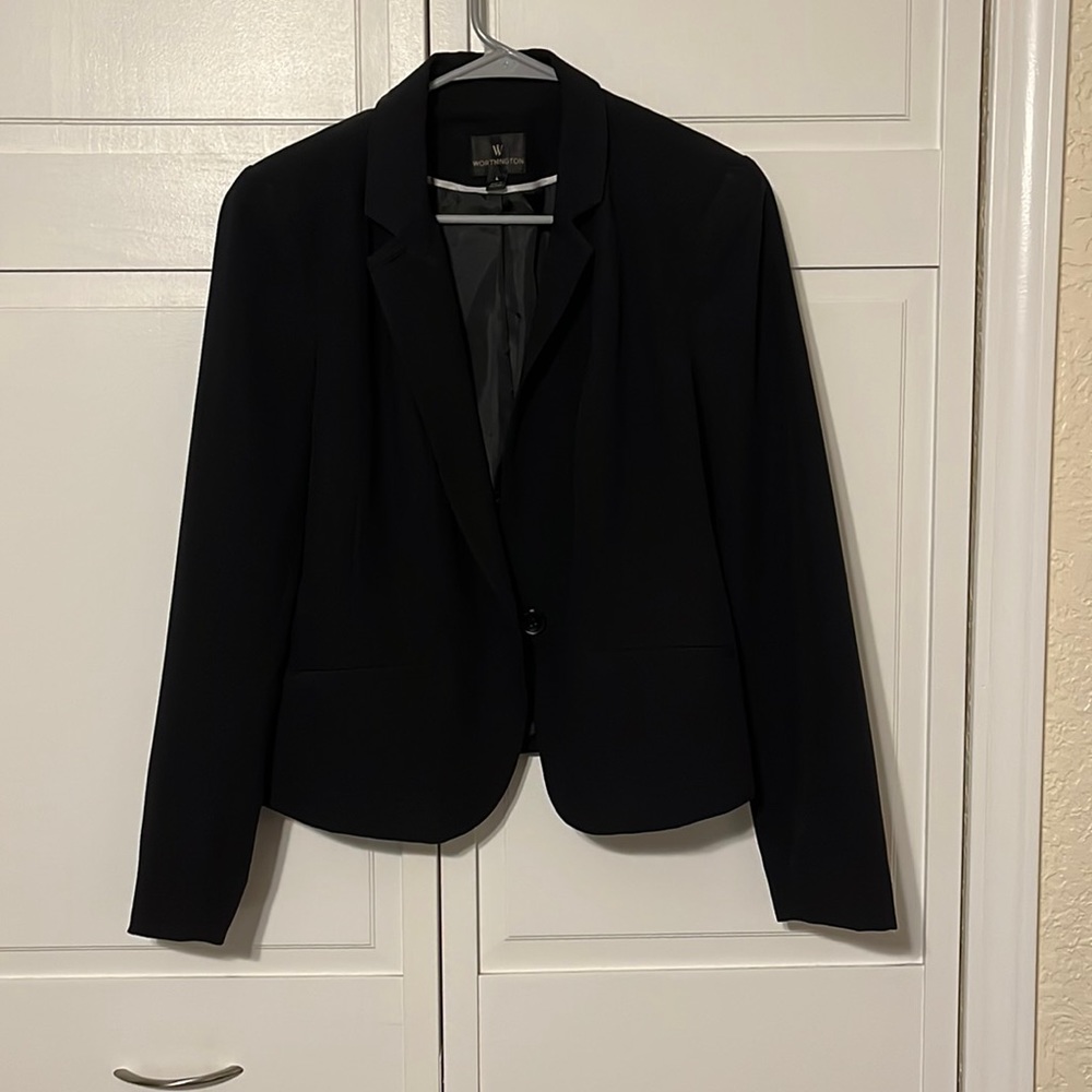 Worthington black blouse